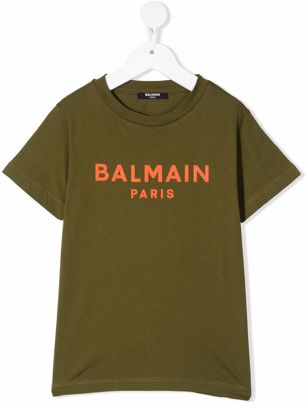 

Balmain Kids playera con logo estampado - Verde