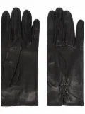 Manokhi perforated leather gloves - Black