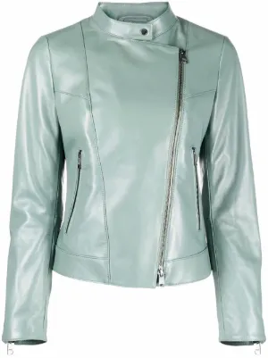 womens boss leather jacket