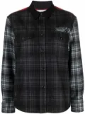 Woolrich plaid-print colour-block shirt - Grey