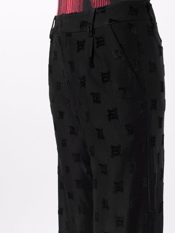 Misbhv Monogram Print Loose Fit Jeans, $331, farfetch.com