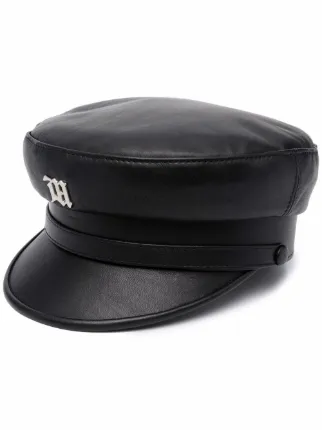 MISBHV logo-plaque Baker Boy Cap | Black | FARFETCH NZ