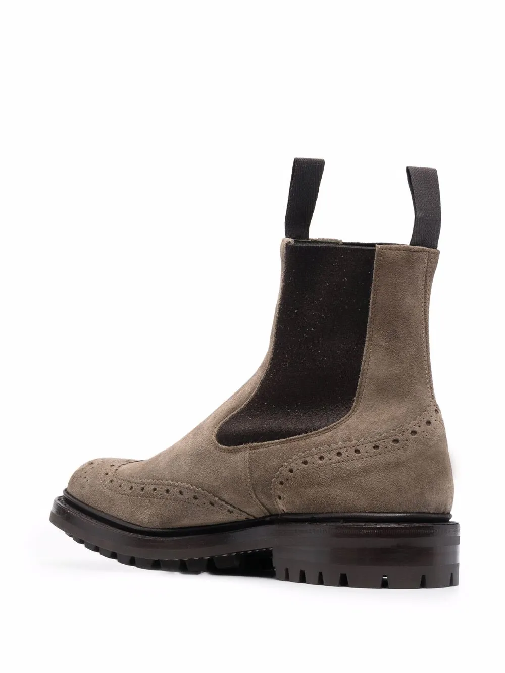  Tricker's Chelsea Boots Aus Wildleder   Braun 