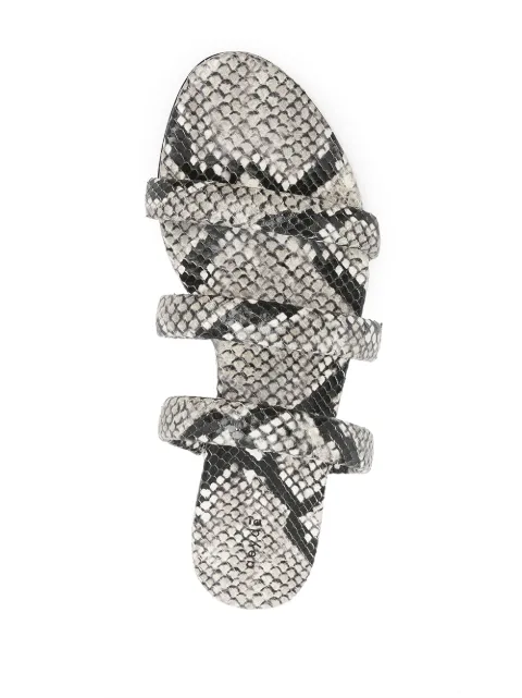 aeyde chrissy leather slides