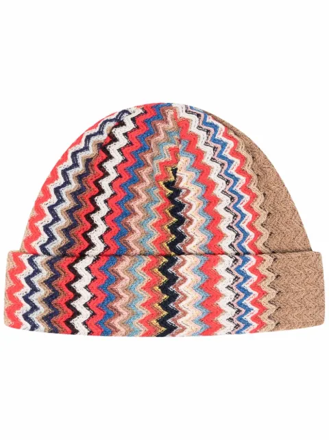 Missoni zig-zag Knit Beanie - Farfetch