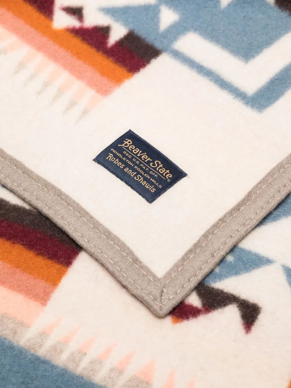 Pendleton Jacquard Wool Blanket In Grey ModeSens