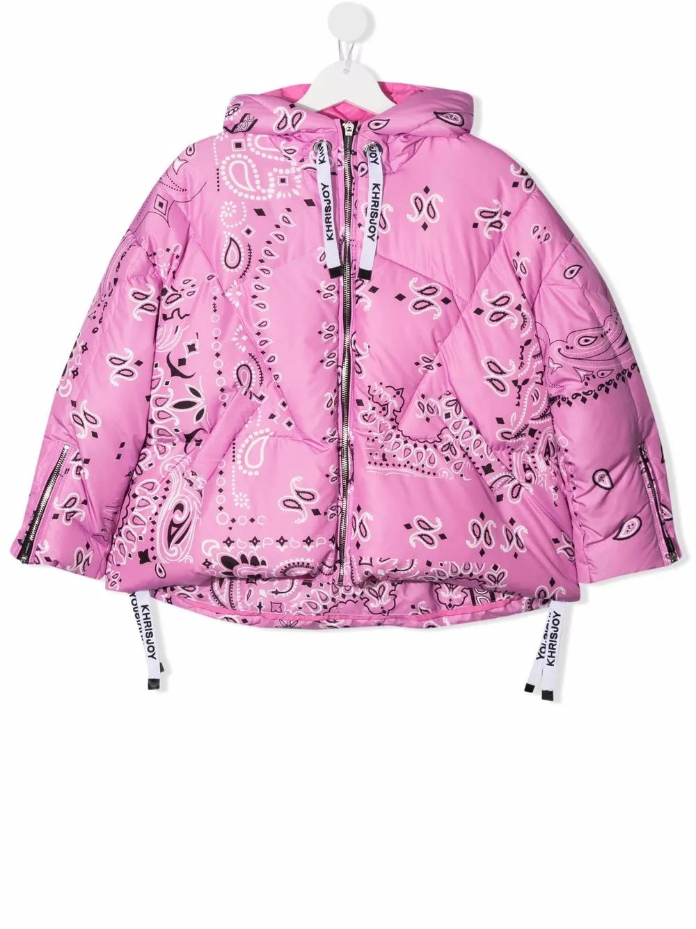 

Khrisjoy Kids paisley print padded jacket - Pink