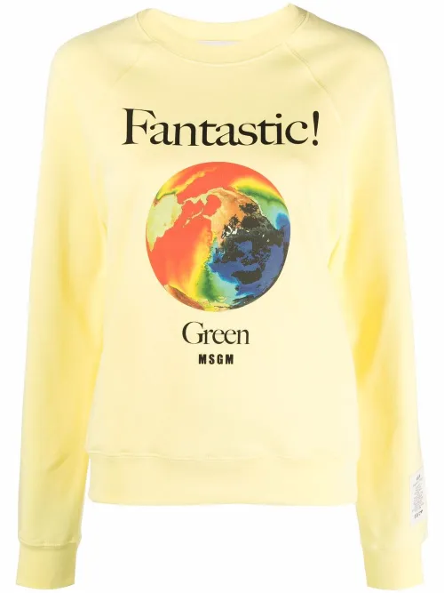 Sweat Fantastic à logo imprimé - MSGM - Modalova