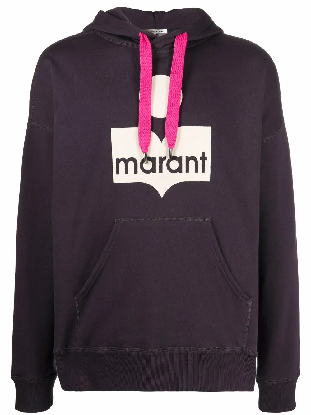 

Isabel Marant Miley logo-print hoodie - Black