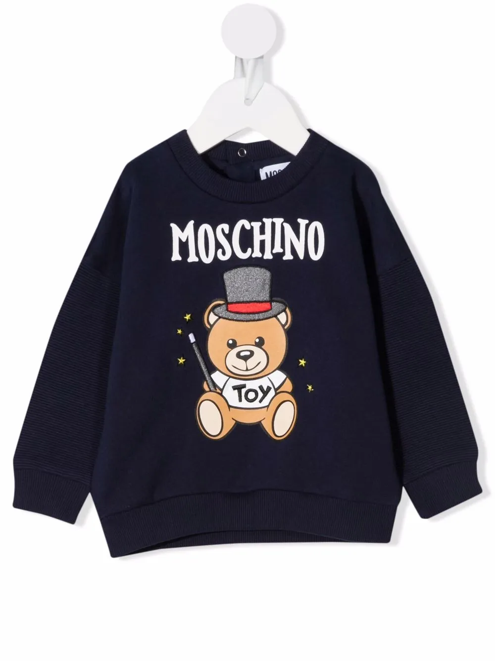фото Moschino kids толстовка с принтом teddy bear