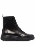 Geox chunky lace-up boots - Black