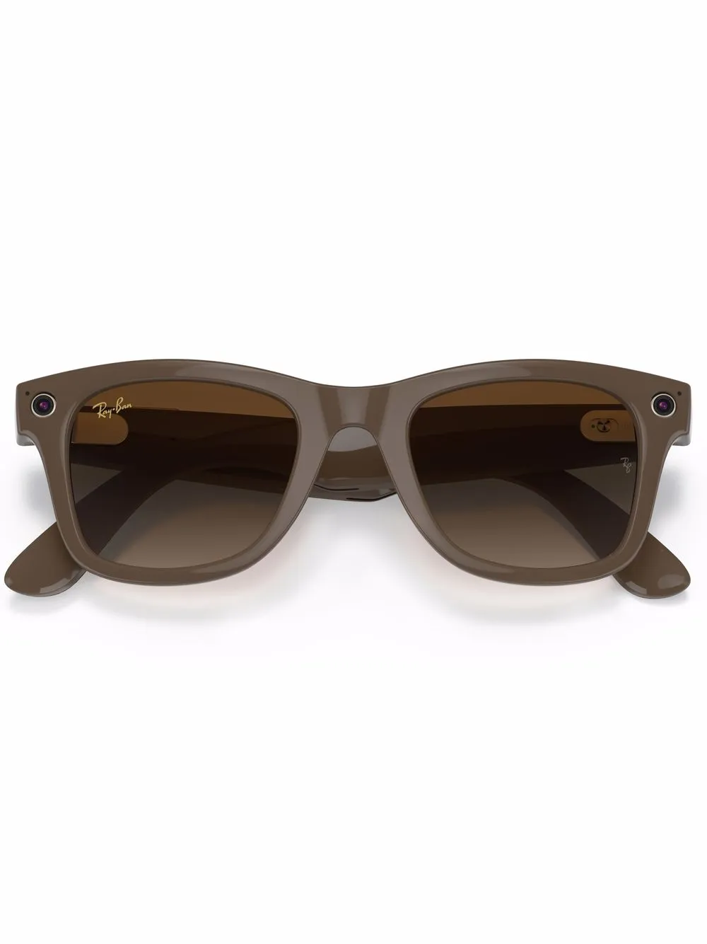 Ray Ban Rayban Stories Wayfarer Smart Glasses In Shiny Brown ModeSens