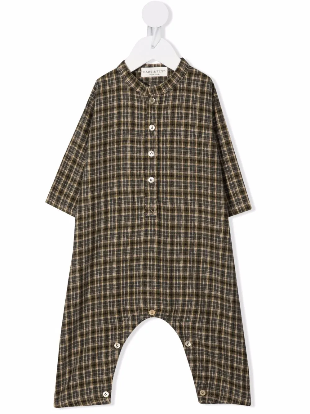 

Babe And Tess pijama con cuello mao - Verde