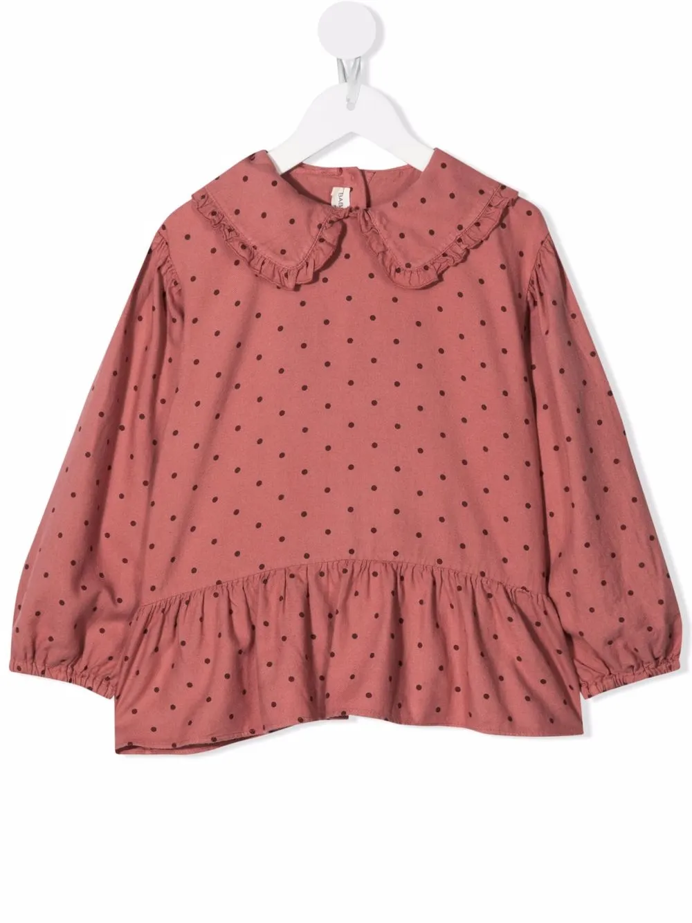 

Babe And Tess blusa con volantes en el cuello - Rosado