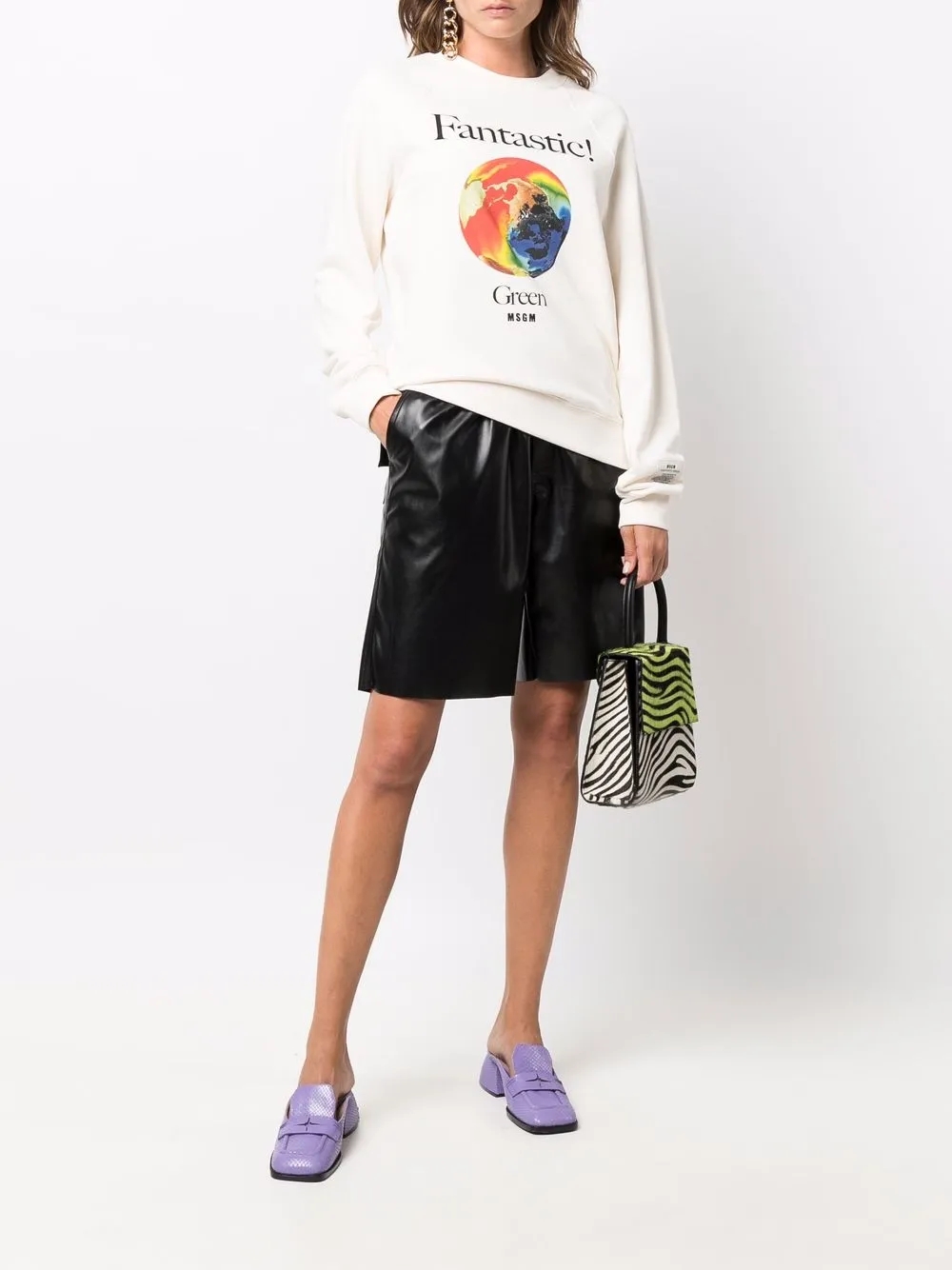 фото Msgm толстовка fantastic с логотипом