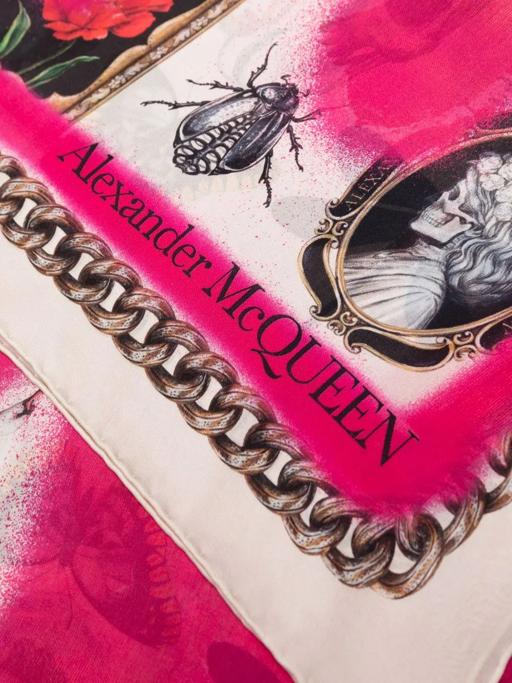 фото Alexander mcqueen шарф с логотипом