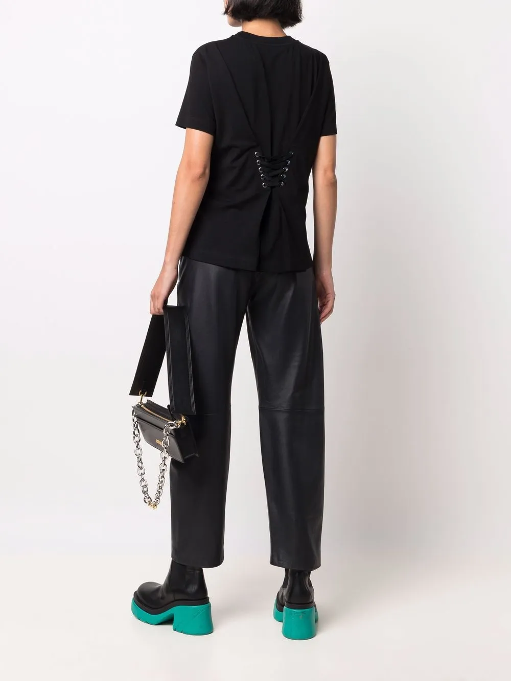 фото Alexander mcqueen футболка со шнуровкой