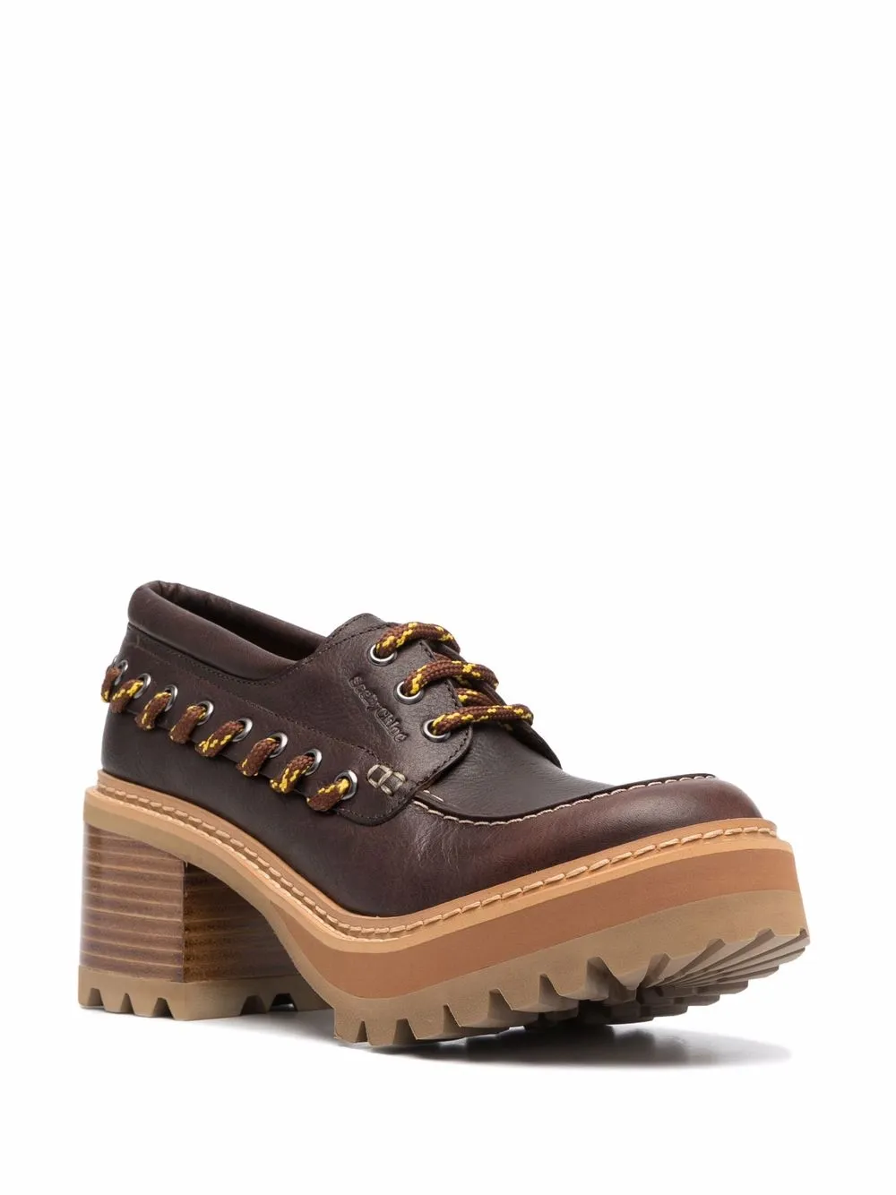 фото See by chloé туфли с контрастными шнурками