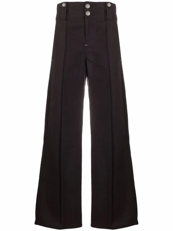 Pantalones anchos de talle alto Isabel Marant por 460€ - Compra online AW21  - Devolución gratuita y pago seguro