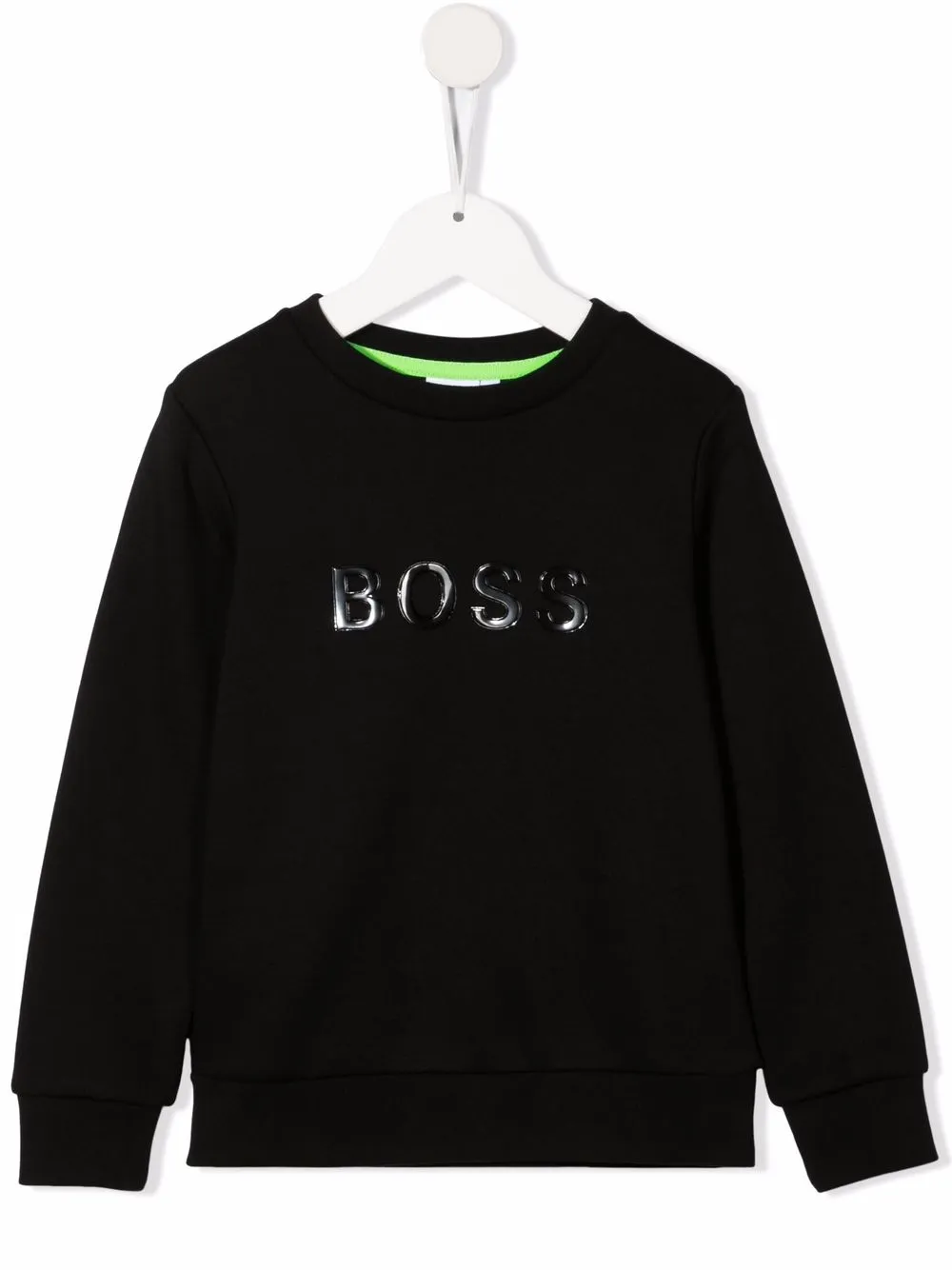 

BOSS Kidswear sudadera con cuello redondo - Negro