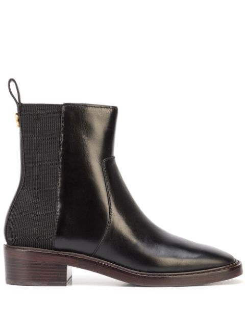 Tory Burch square-toe leather Chelsea boots Women