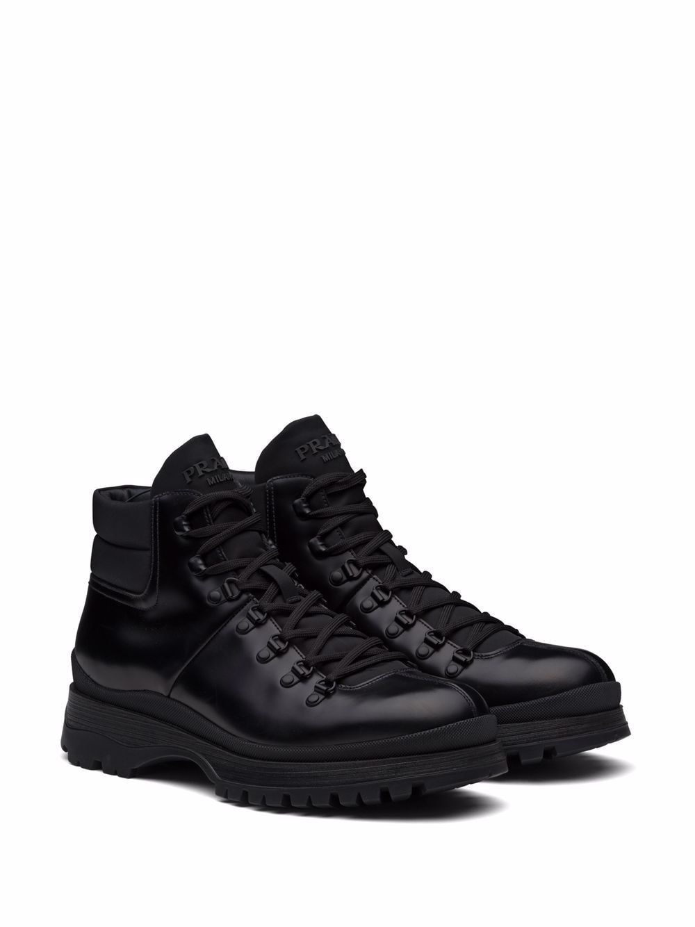 Shop Prada Brixxen Ankle-length Boots In Black