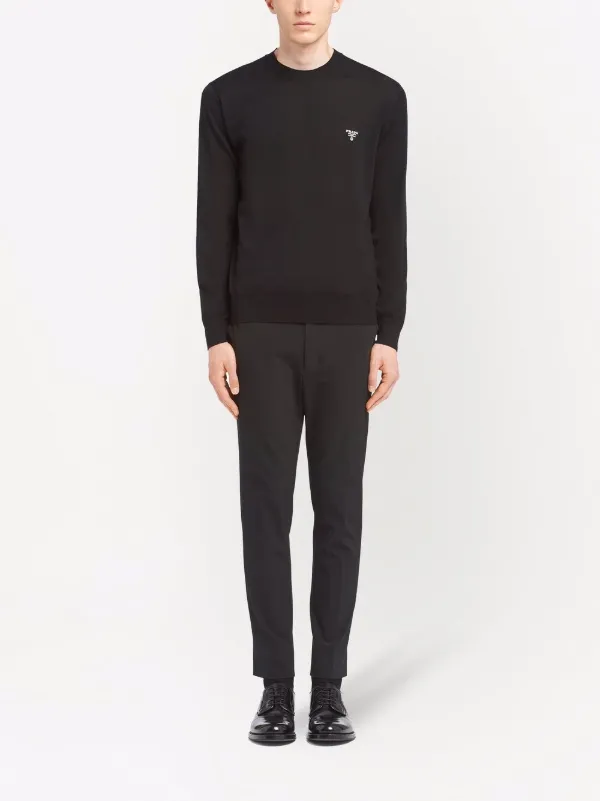 【送料&関税込】Prada Black Wool Sweater 17232753_35347930_600.jpg