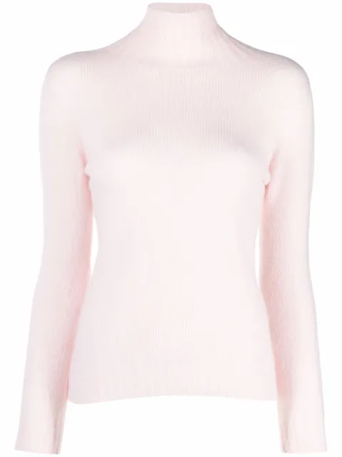 Aragona funnel-neck knitted jumper