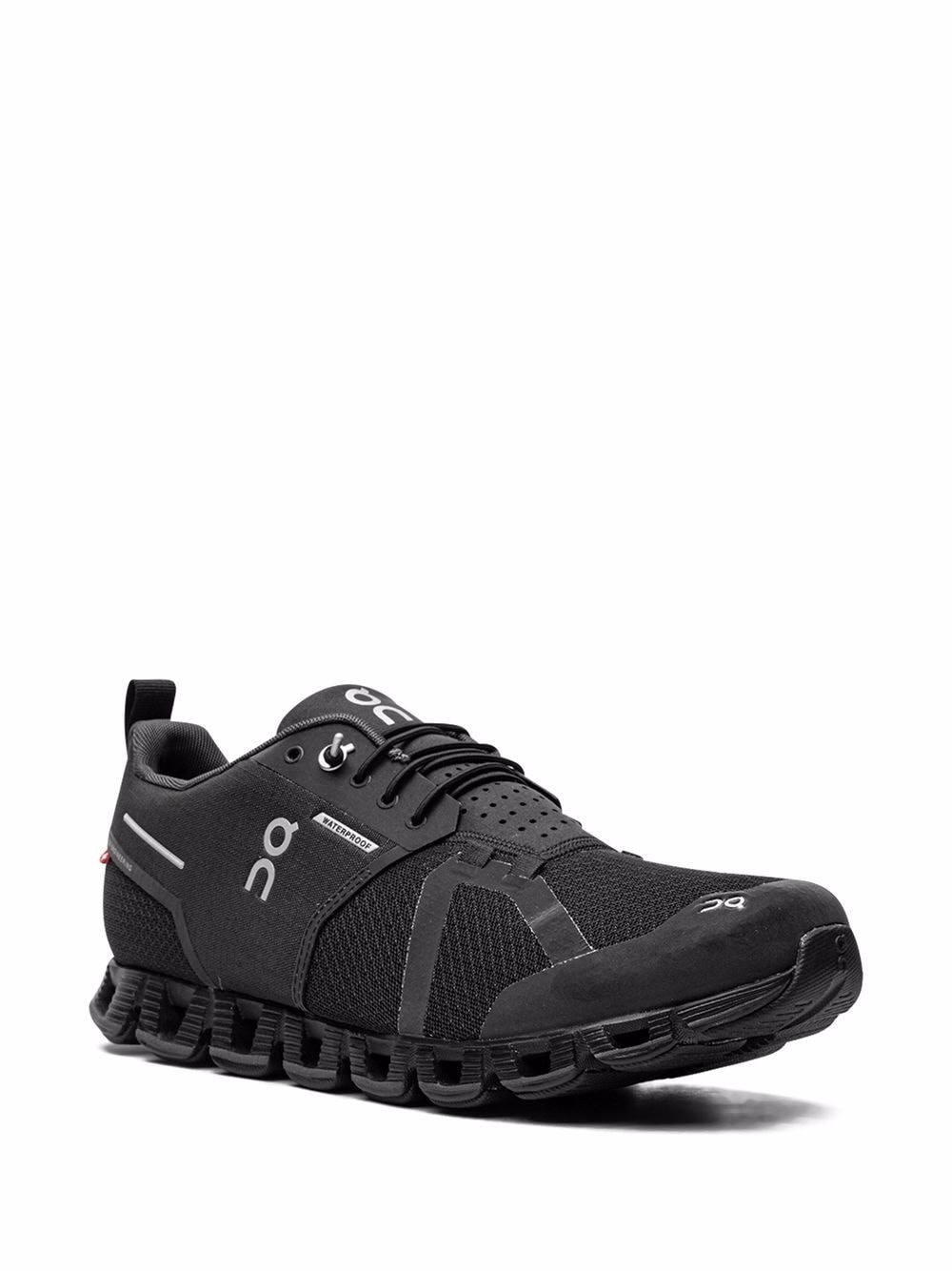 Shop On Running Cloud Waterproof Sneakers In Black