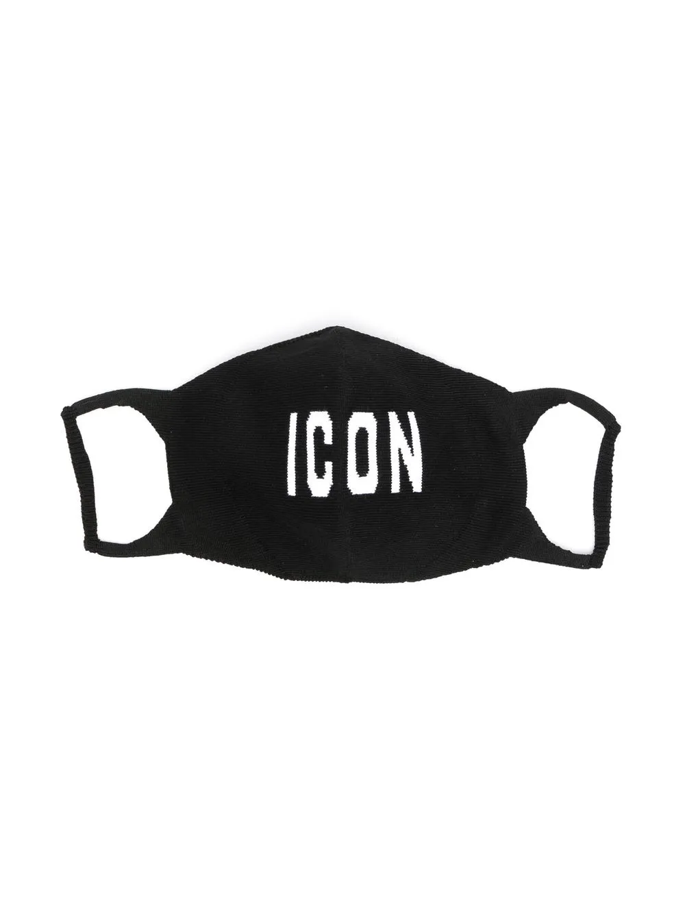 

Dsquared2 Kids intarsia-knit logo mask - Black