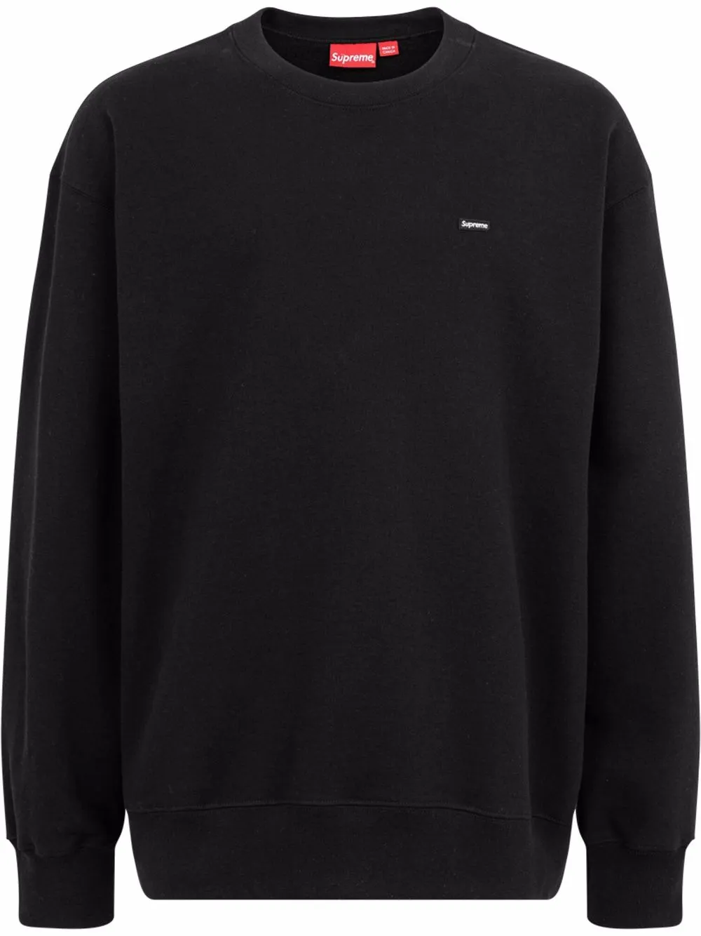 

Supreme sudadera con cuello redondo - Negro