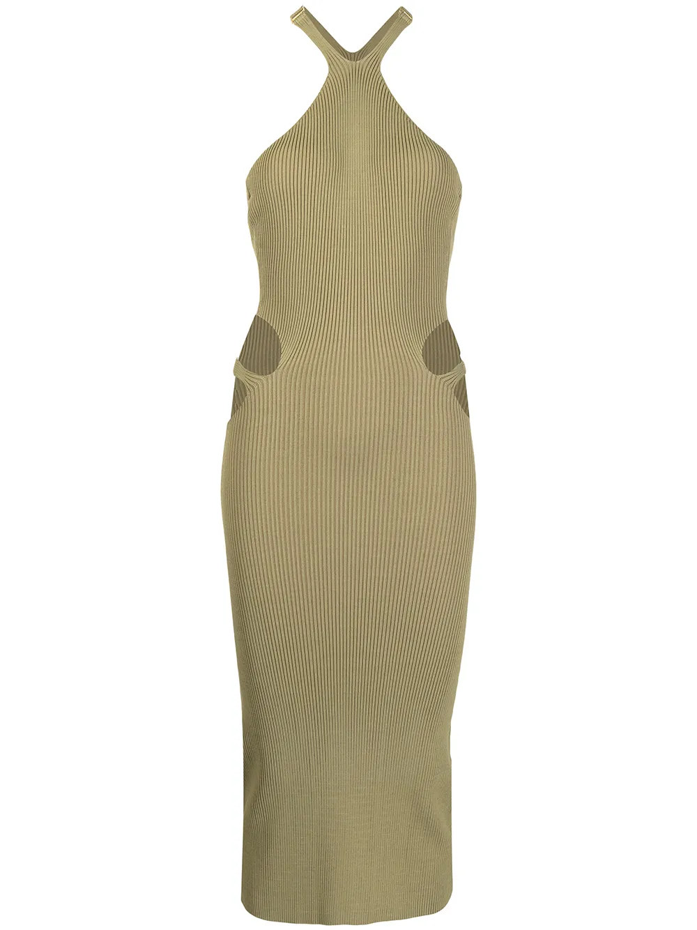 

Dion Lee Lustrate Fork bodycon dress - Brown