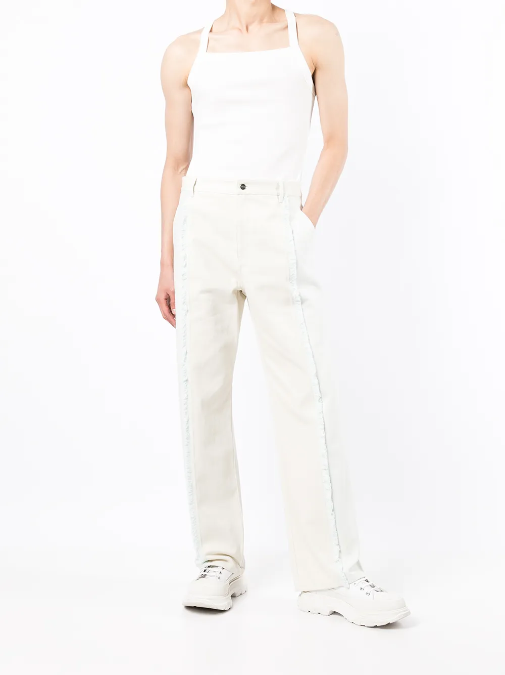 Dion Lee Jeans met wijde pijpen - Bruin