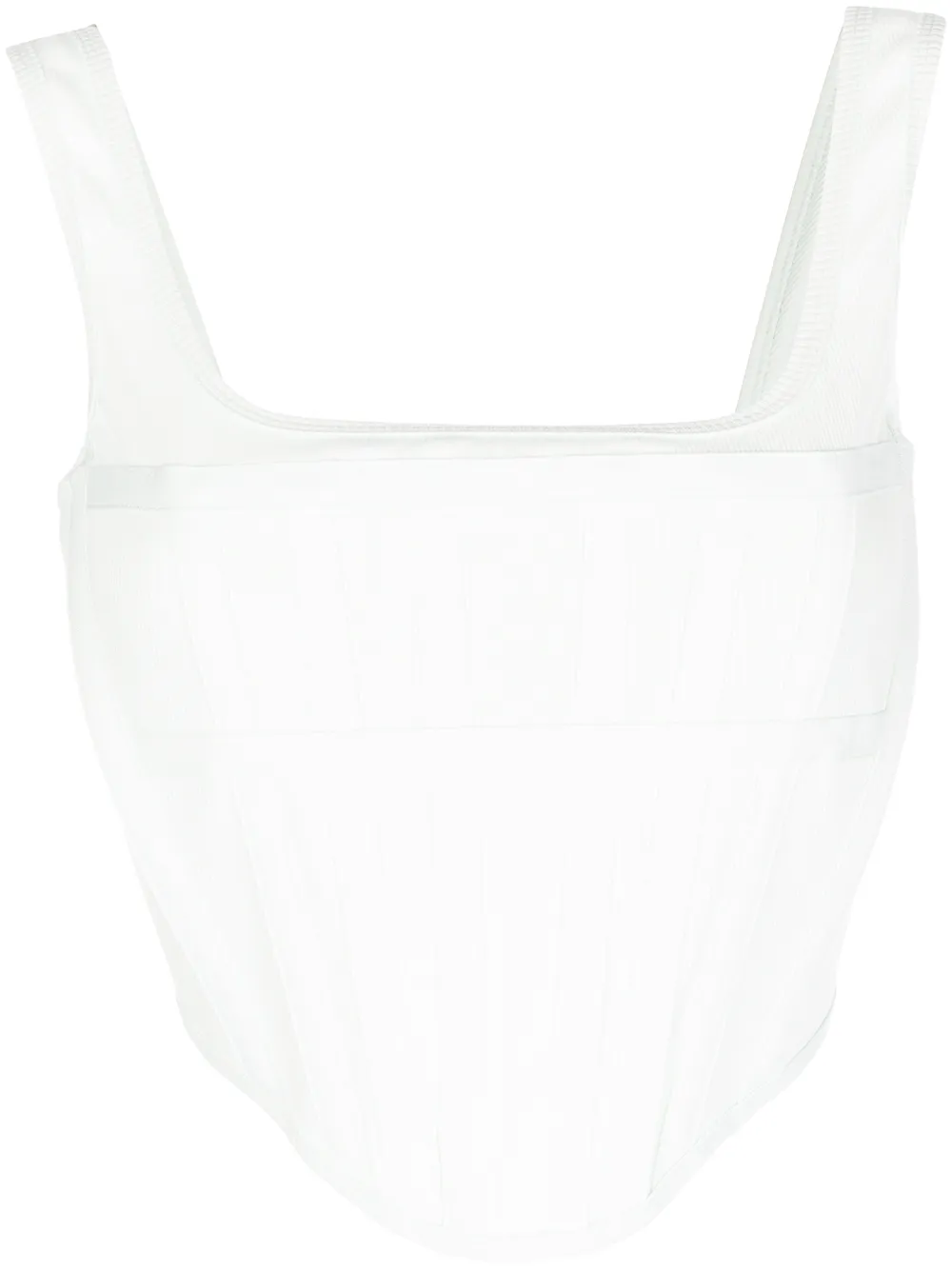 

Dion Lee corset tejido de canalé - Verde