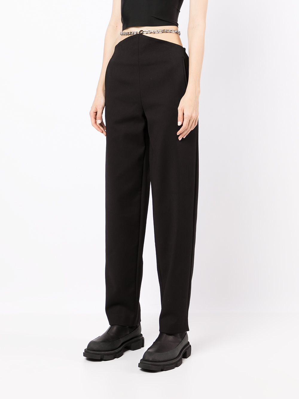 Dion Lee Chain link-detail Trousers - Farfetch