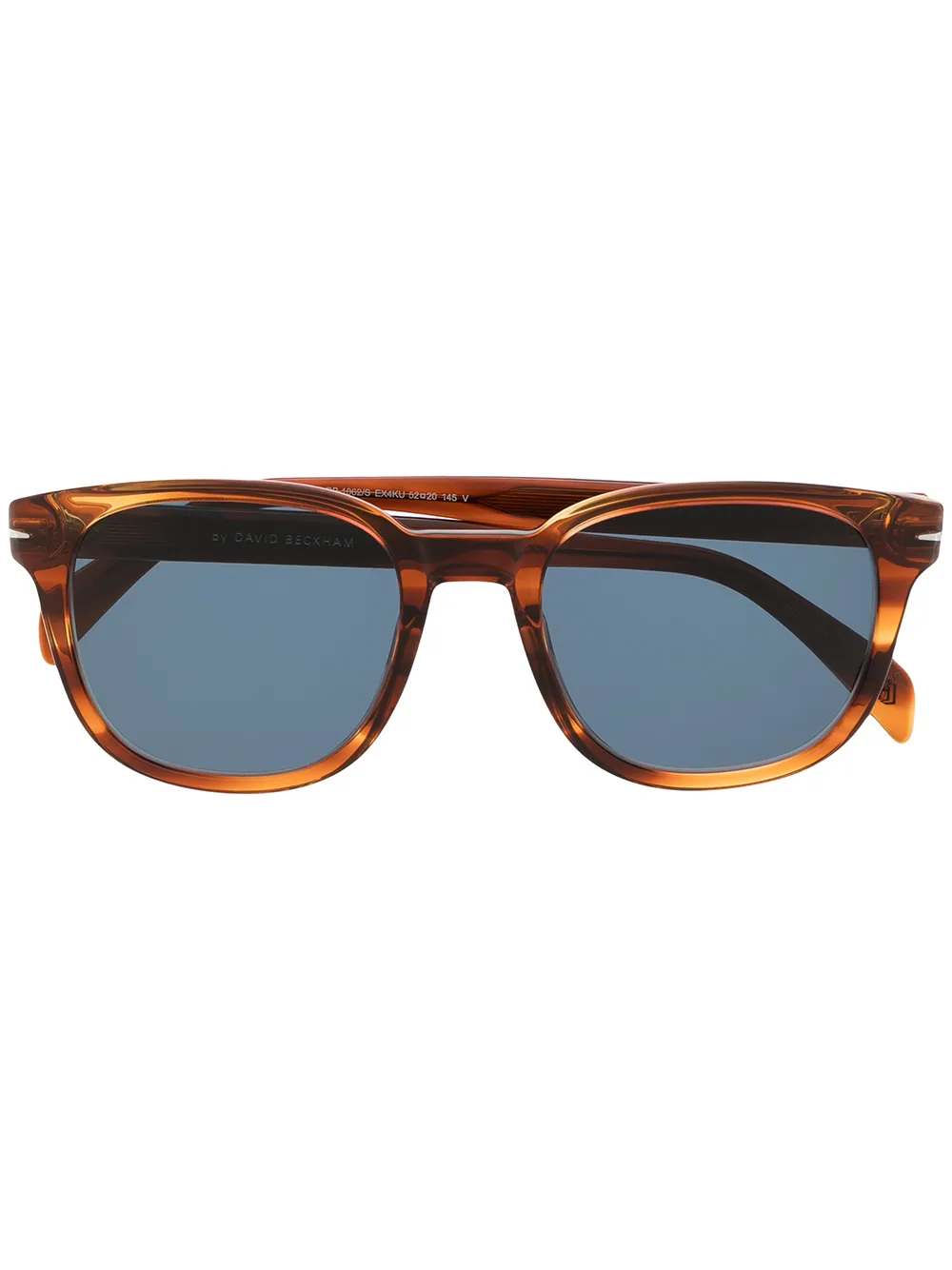 

Eyewear by David Beckham tortoiseshell-effect round-frame sunglasses - Brown