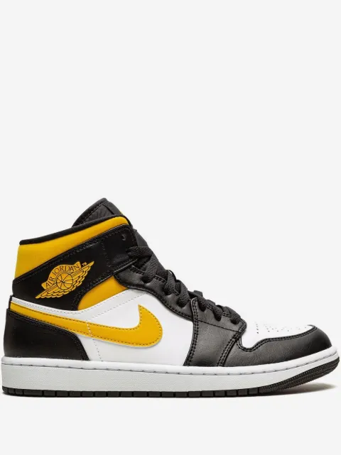 Jordan Air Jordan 1 Mid "White/Pollen/Black" sneakers