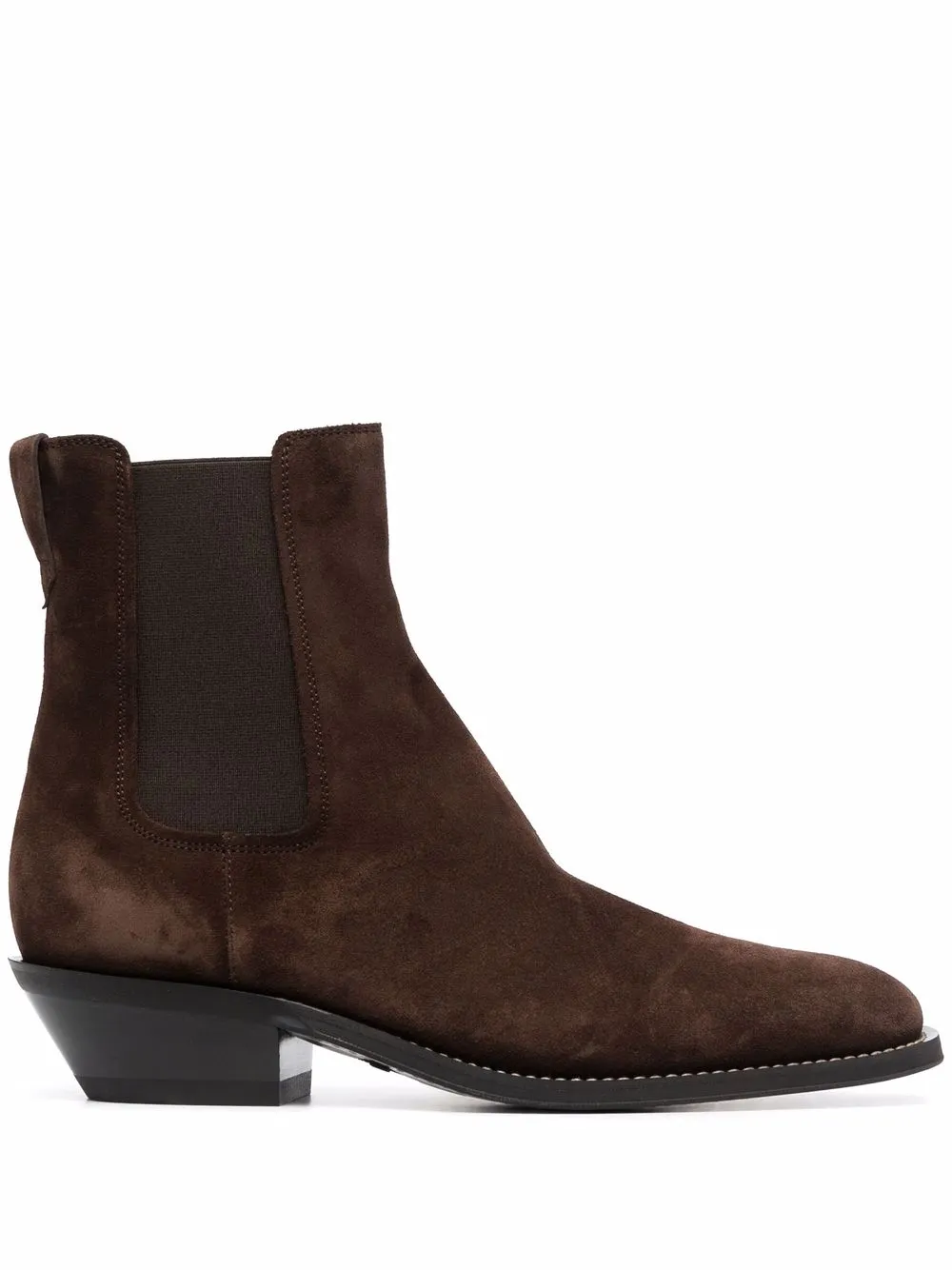 

Tod's botines con paneles elásticos - Marrón