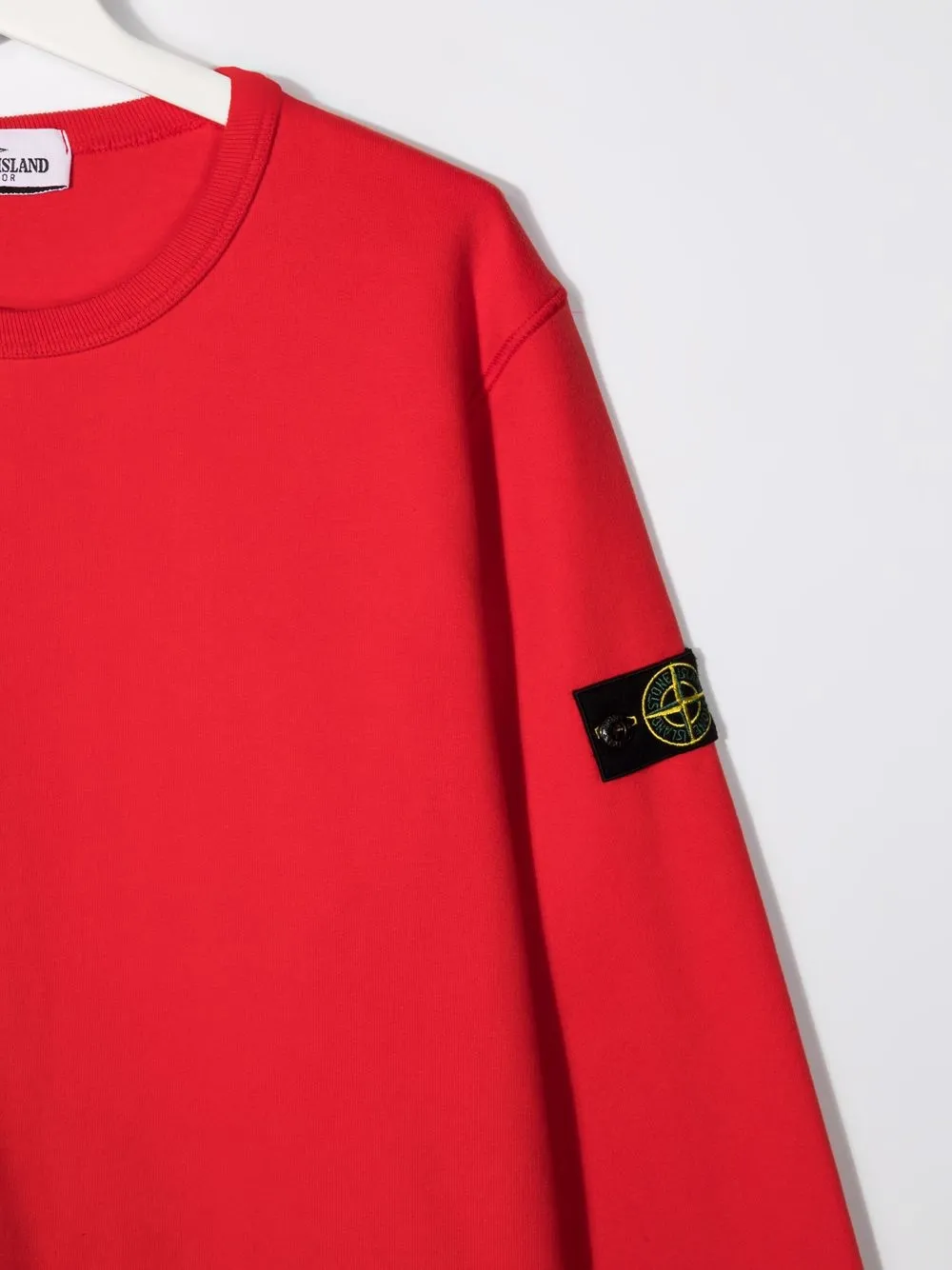 фото Stone island junior толстовка с нашивкой-логотипом