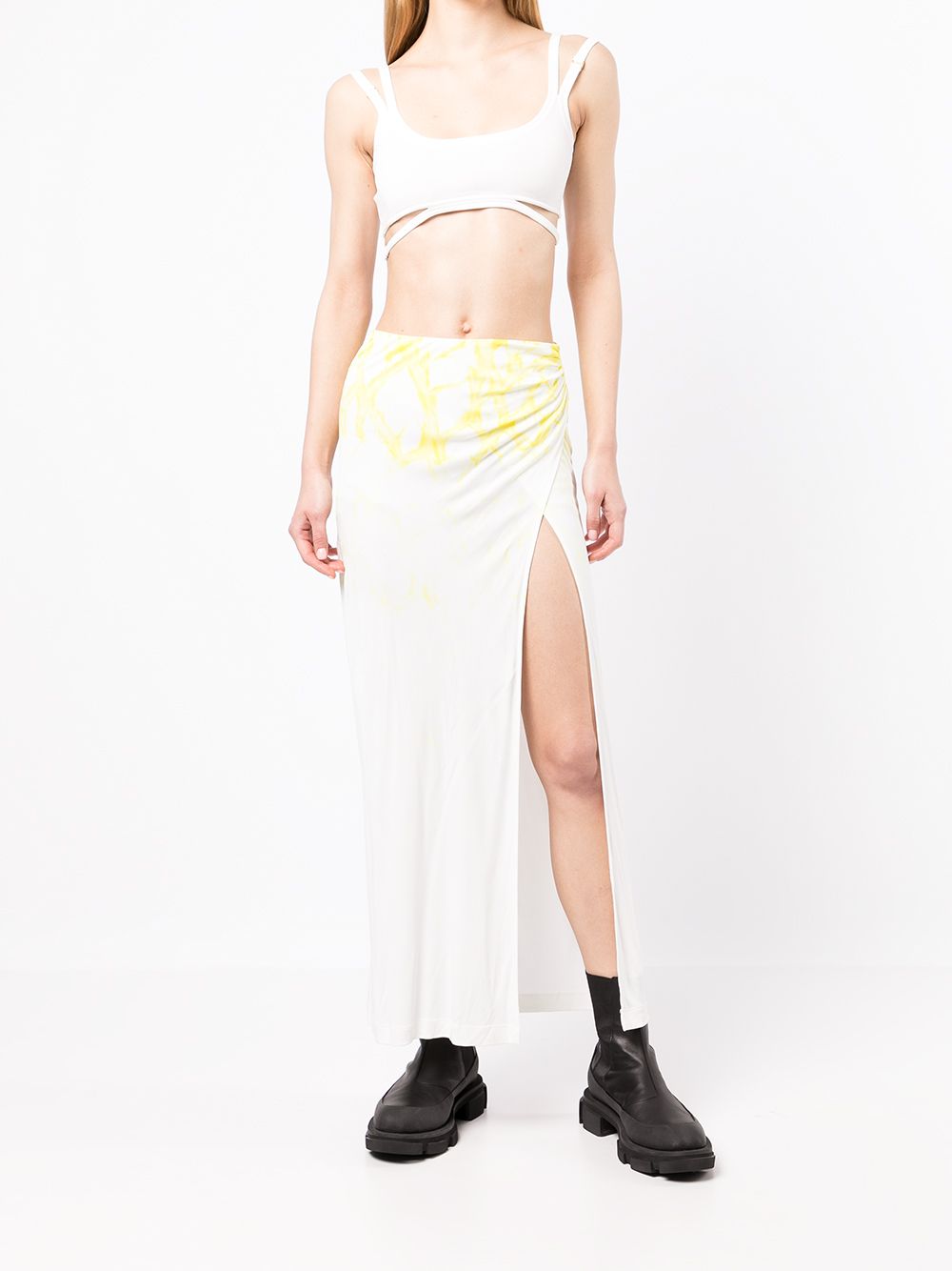 Dion Lee Cropped bh-top - Wit