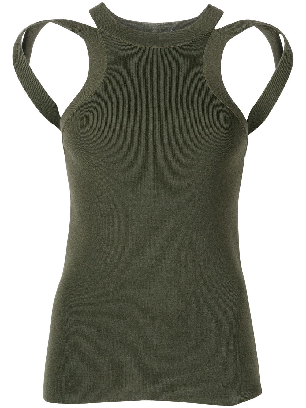 

Dion Lee camiseta lisa - Verde