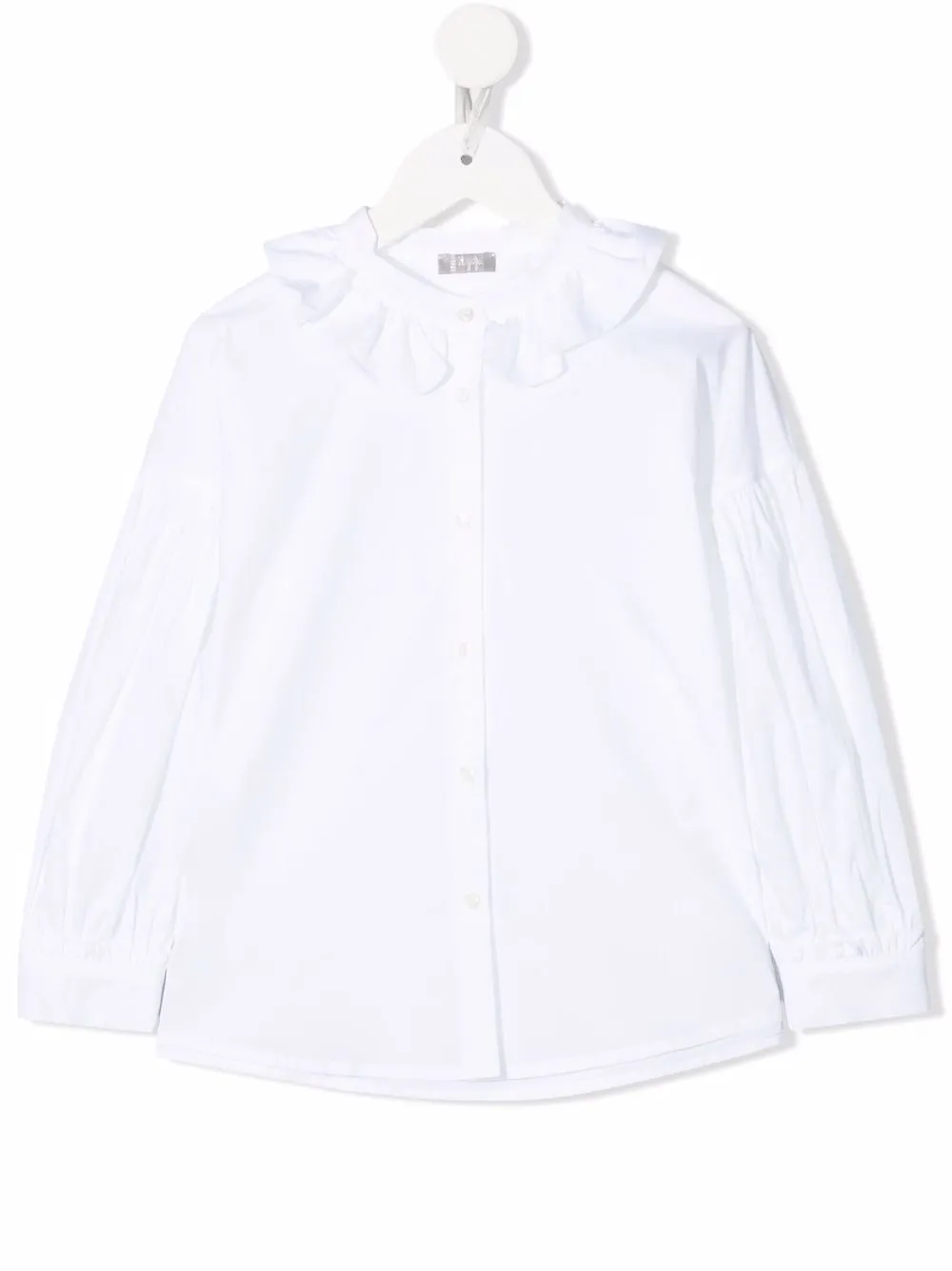 

Il Gufo ruffled-collar shirt - White