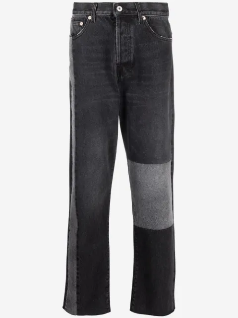 Valentino Garavani pantalones rectos con diseño patchwork