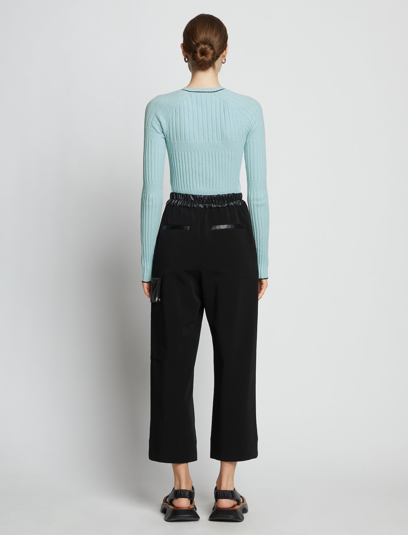 Fine Boucle Cropped Cardigan #3