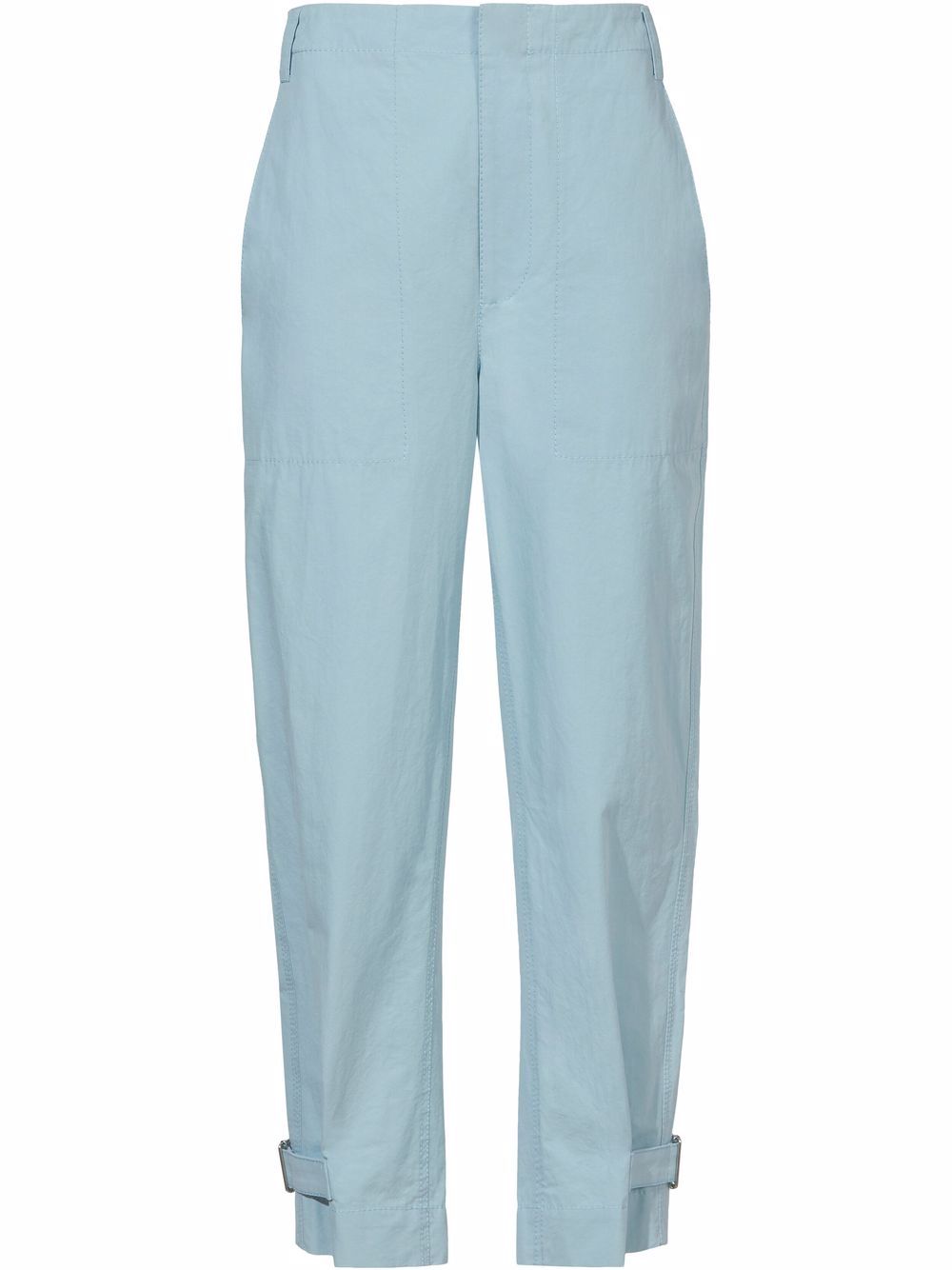 фото Proenza schouler white label cotton linen tapered pants