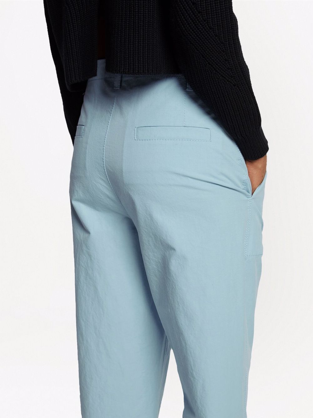 фото Proenza schouler white label cotton linen tapered pants