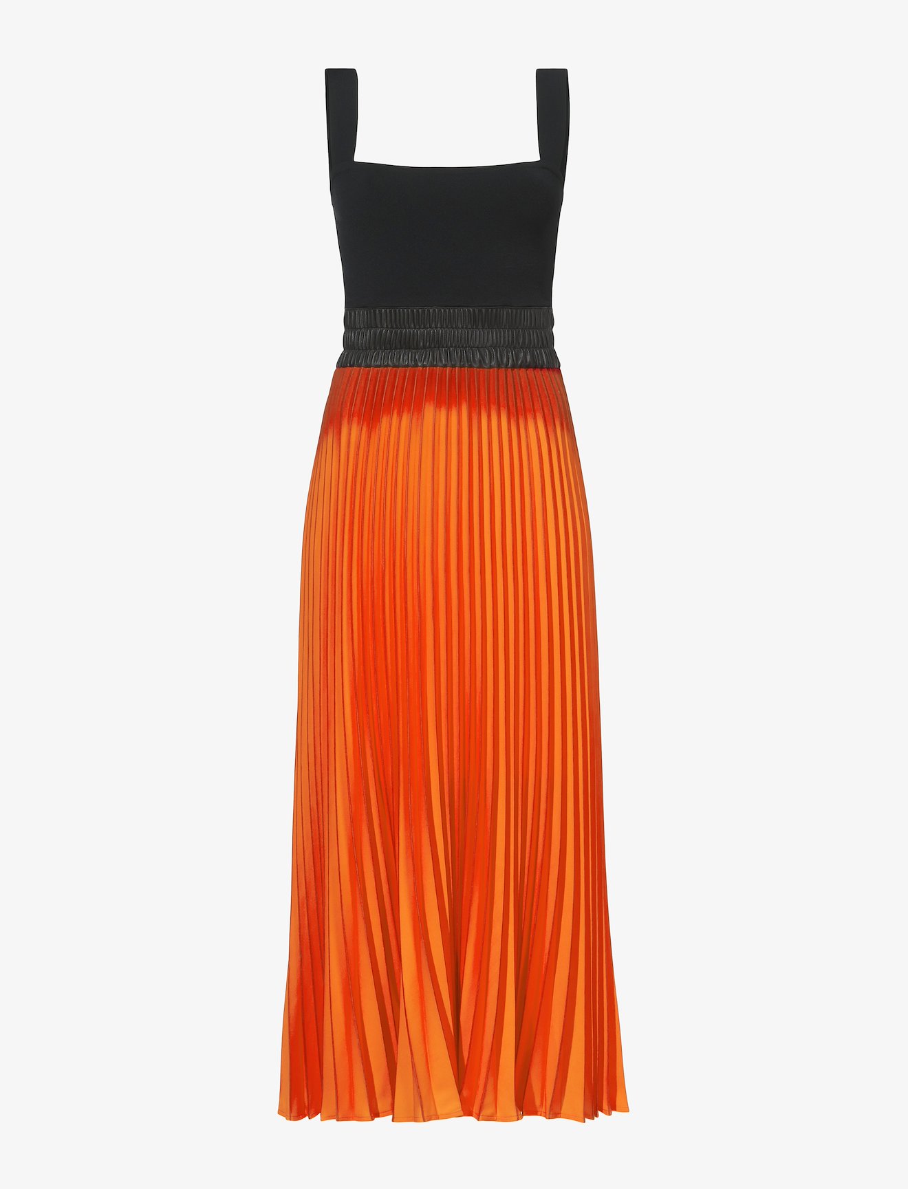 Crepe Pleated Tank Dress #4