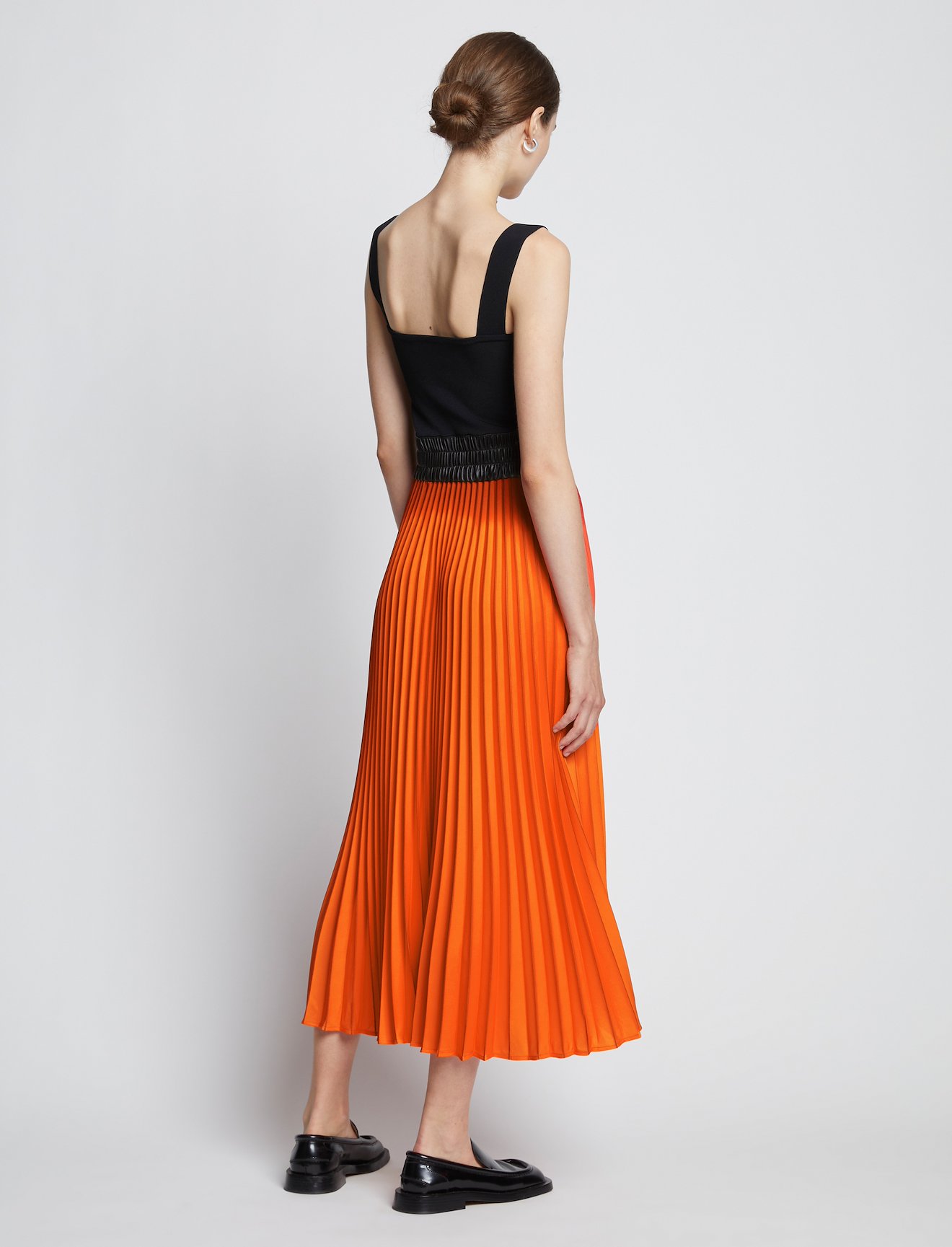 Crepe Pleated Tank Dress #2