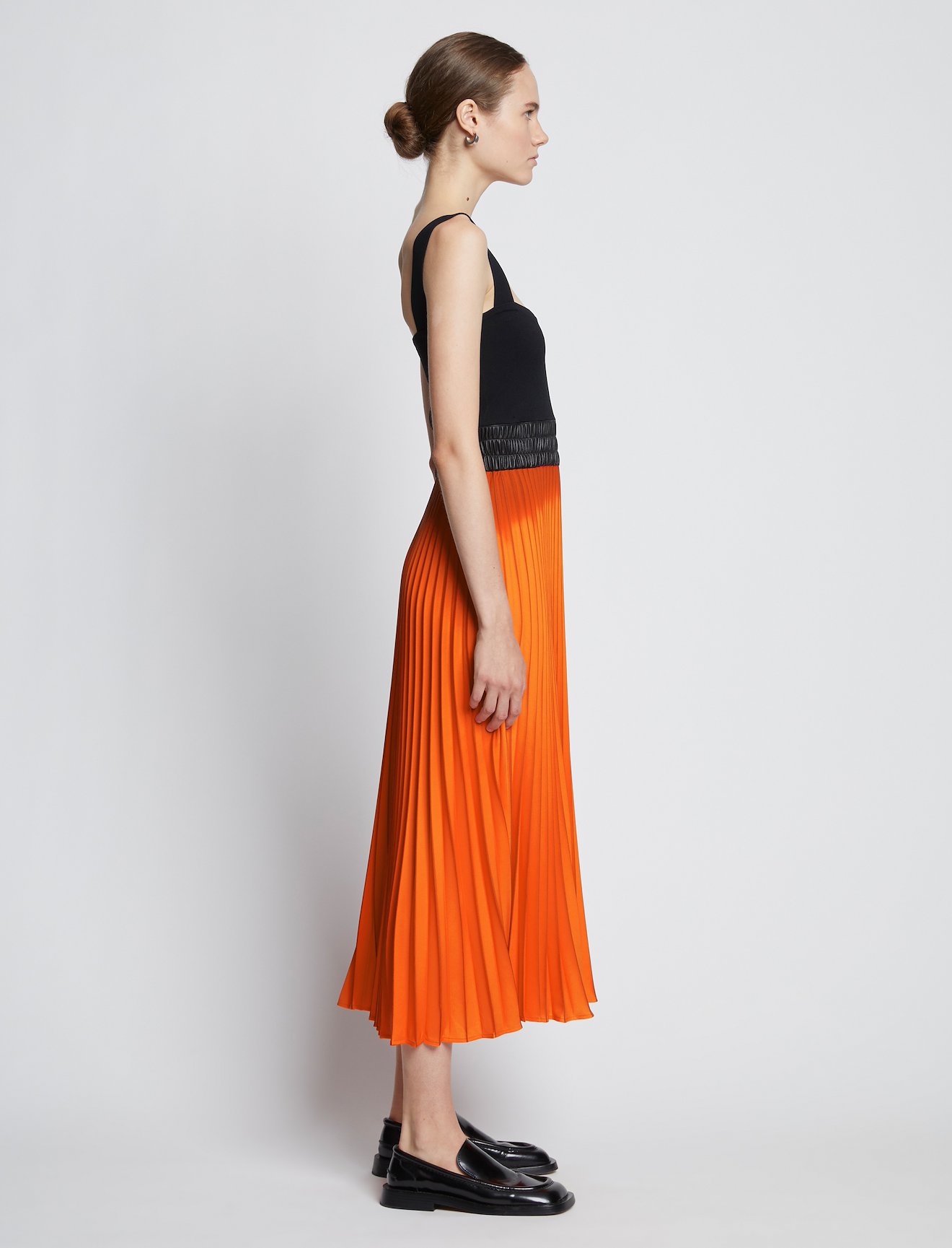 Crepe Pleated Tank Dress #1