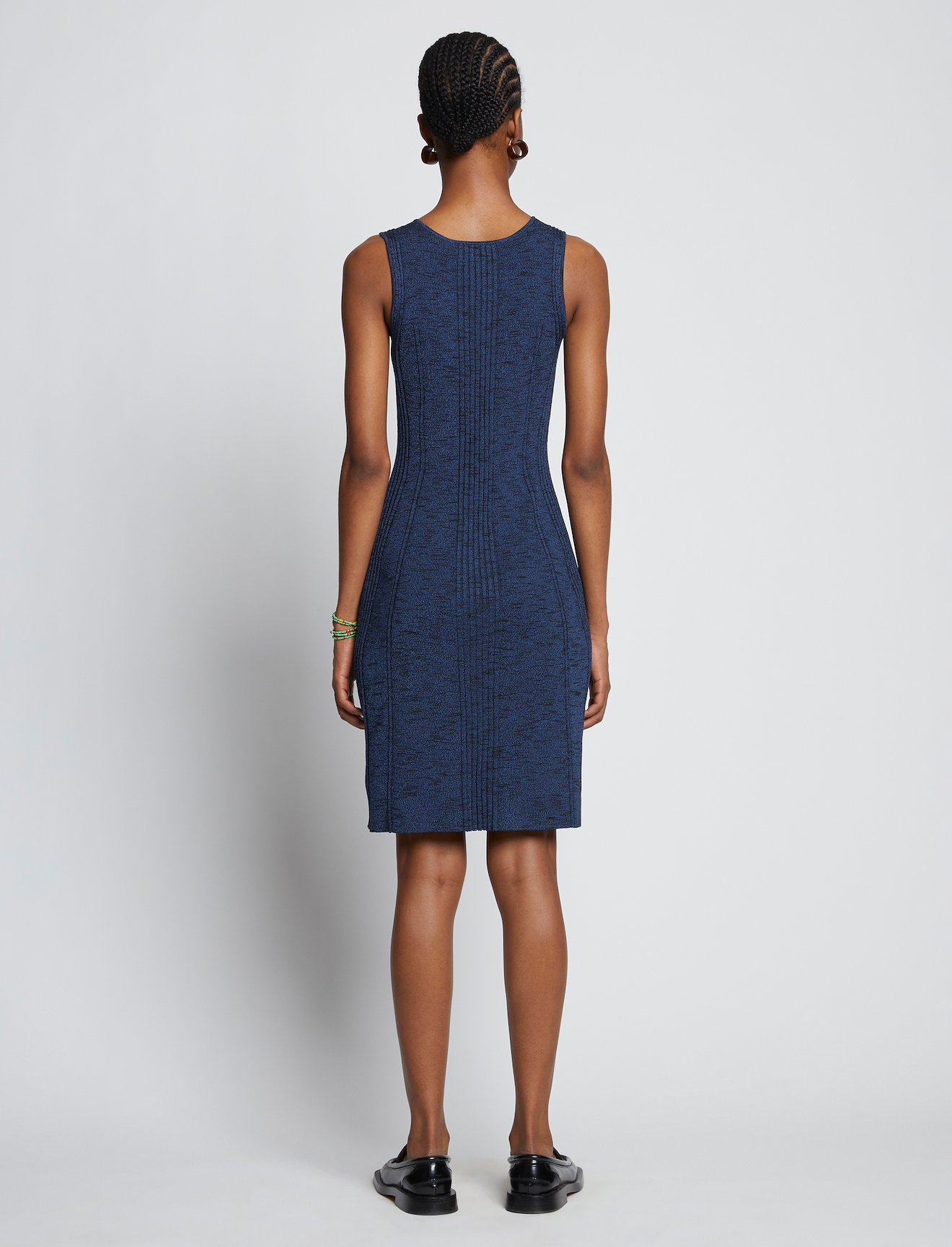 Melange Rib Tank Dress #2